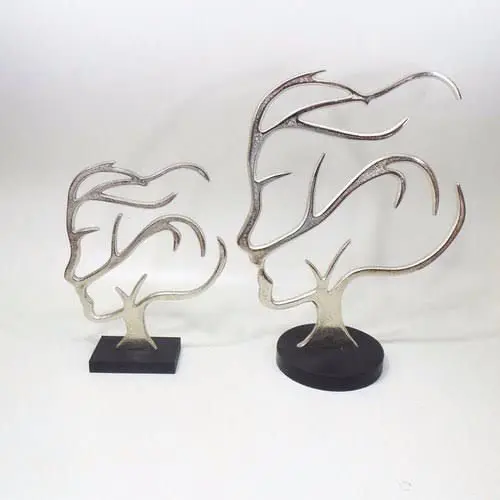 Metal Tree Sculpture Set — Handcrafted Export Product by NXTGENEXPORTS, Moradabad